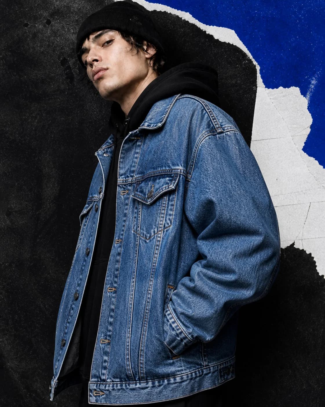 Campera Denim Worn